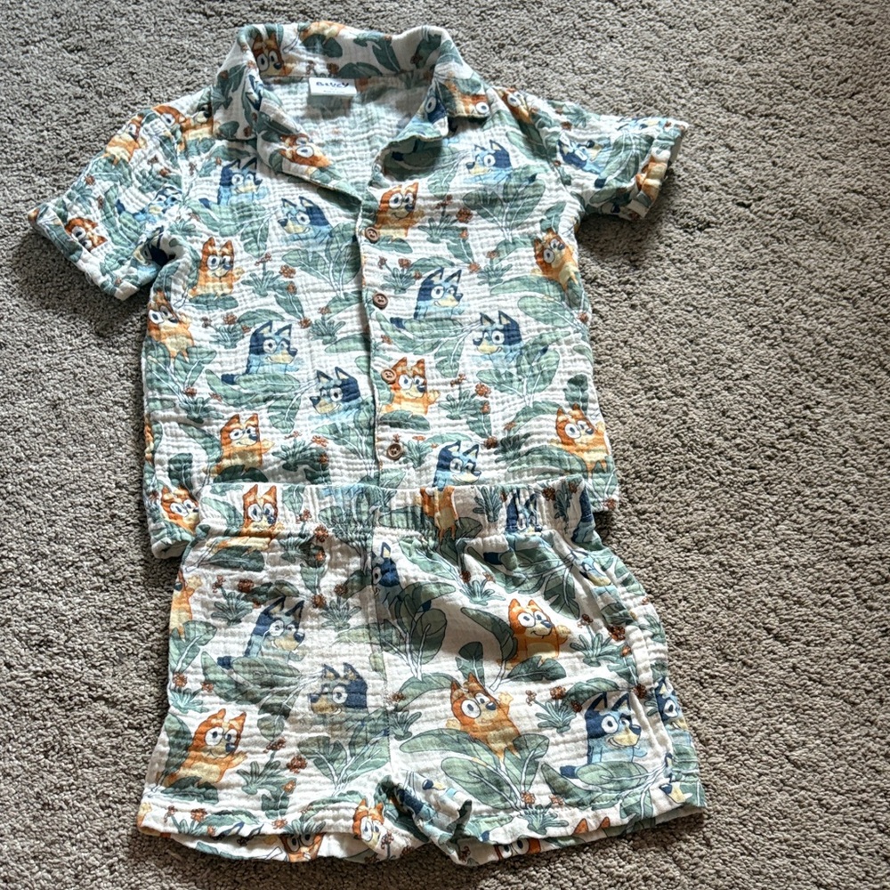 Kids Owl Print Matching Set